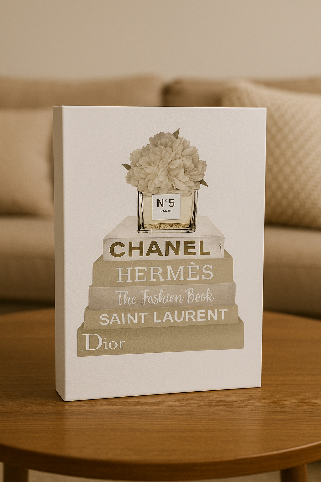 Libro Decorativo Chanel Blanco