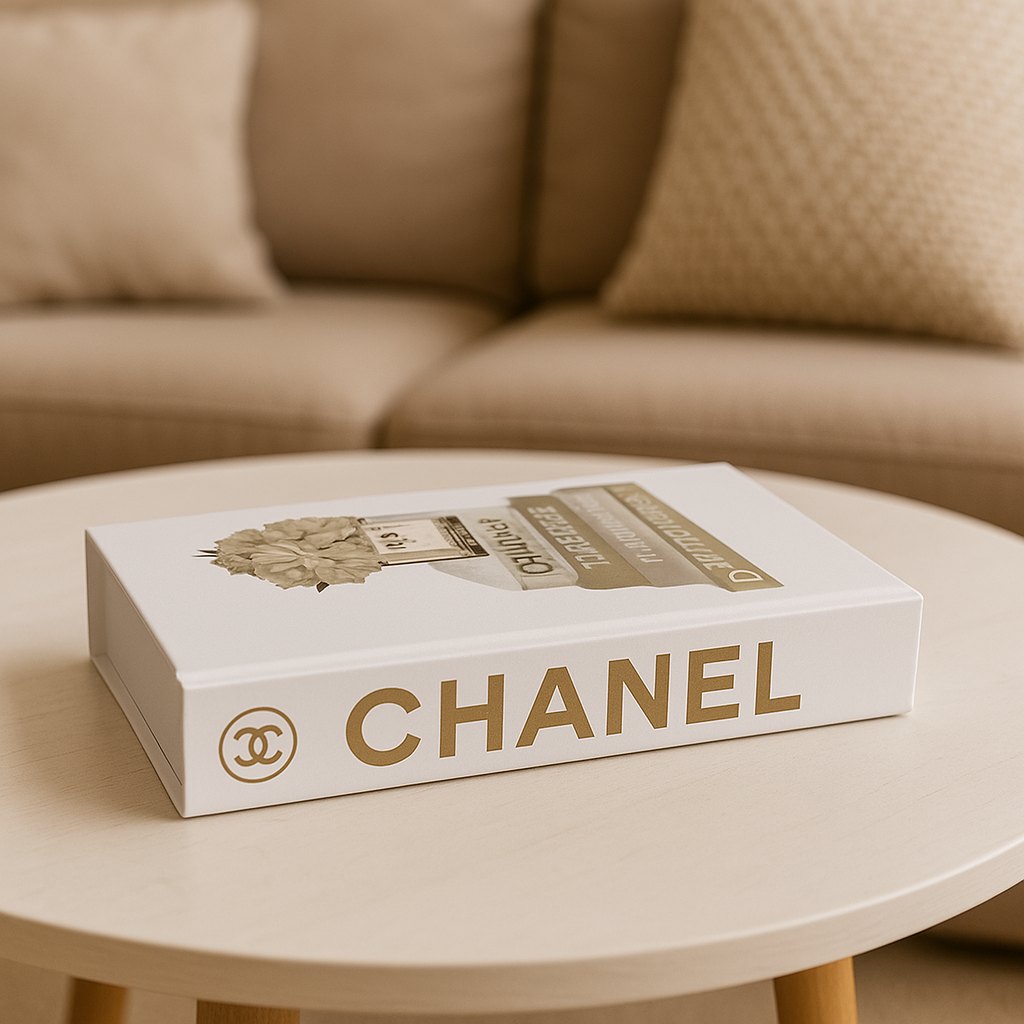 Libro Decorativo Chanel Blanco