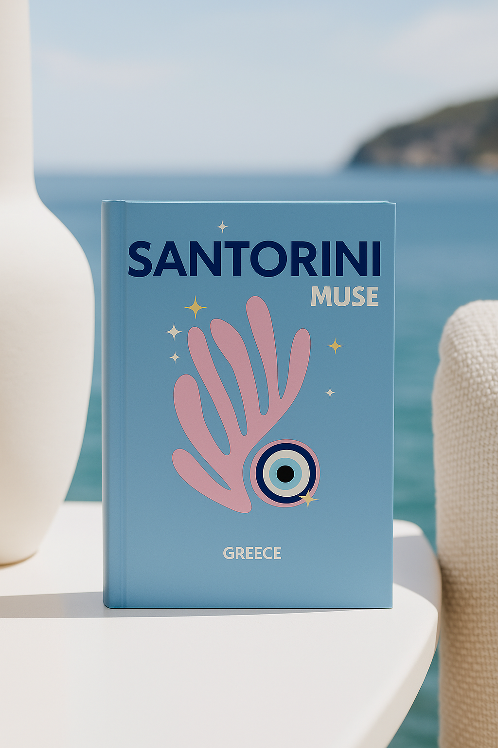 Libro Decorativo Santorini Azul