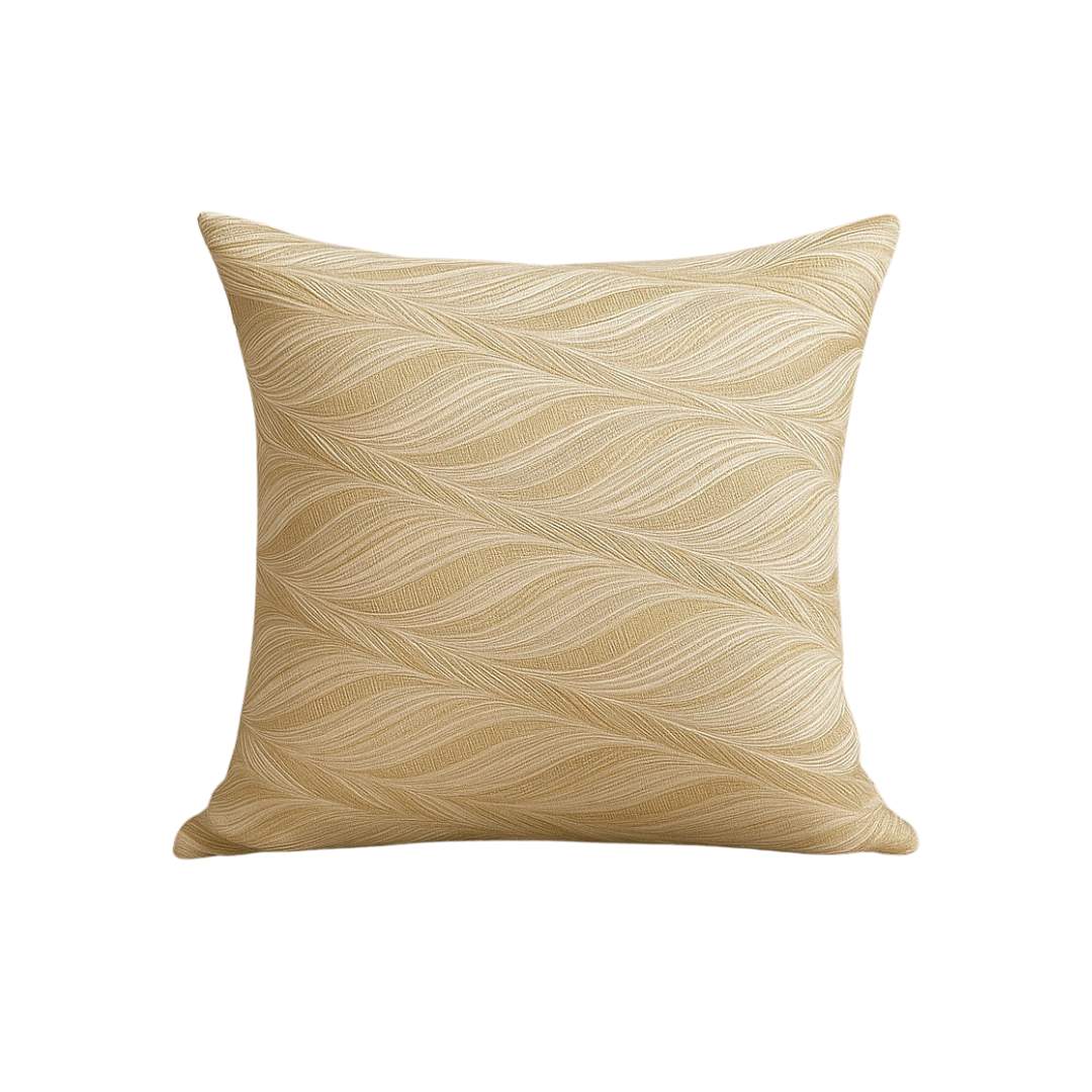 Cojín Petalos Beige Dorado