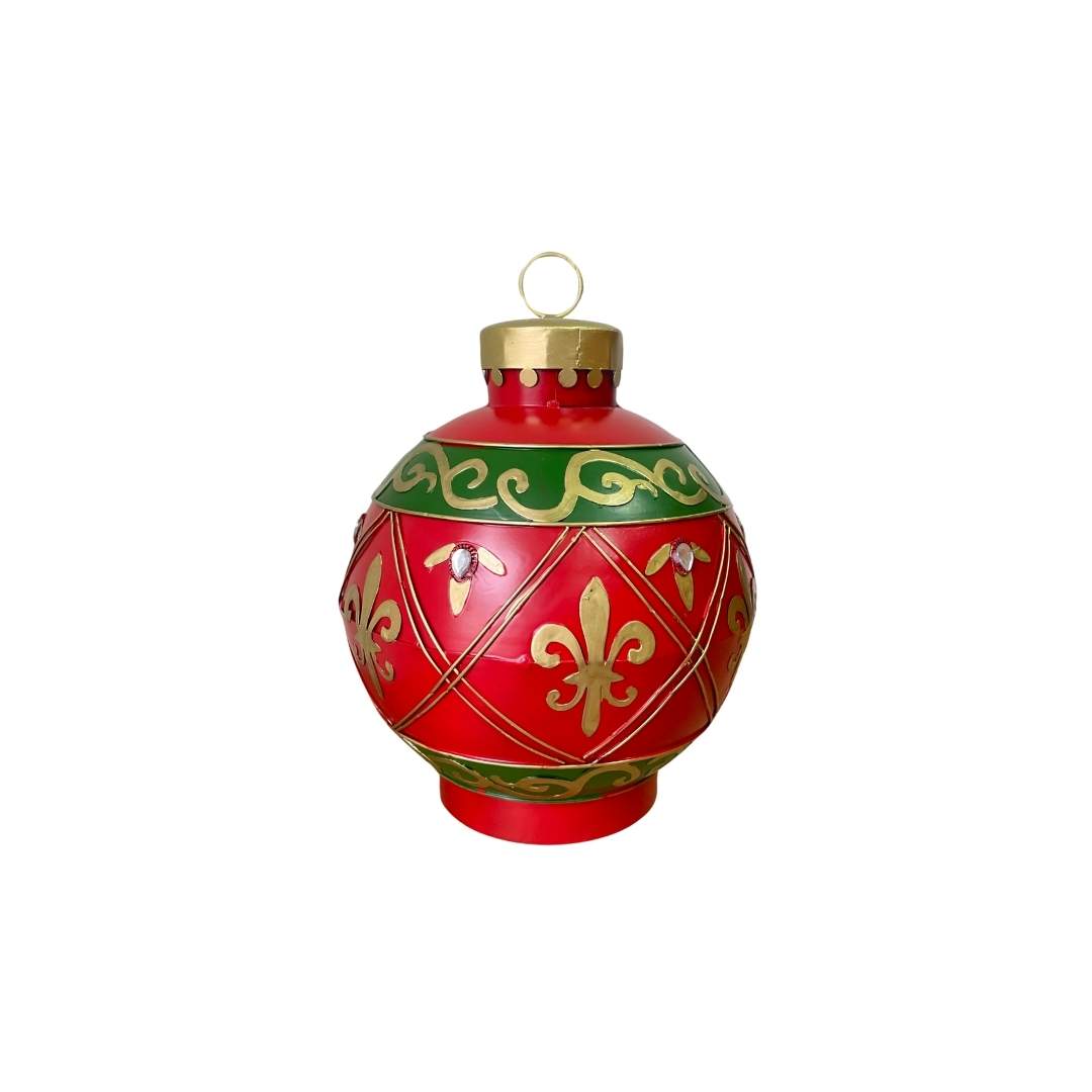 Bola De Mesa Roja Verde