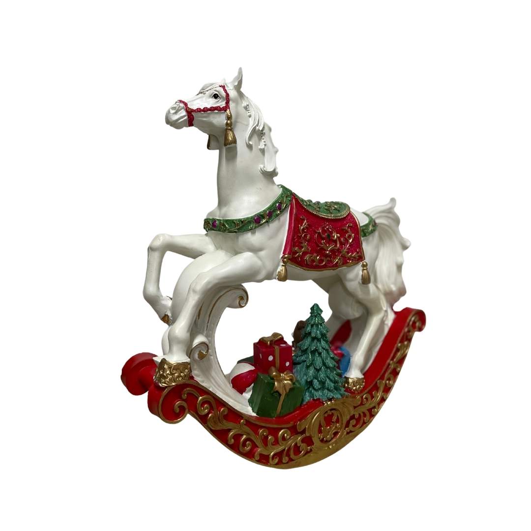 Caballo Blanco Balancín Regalos