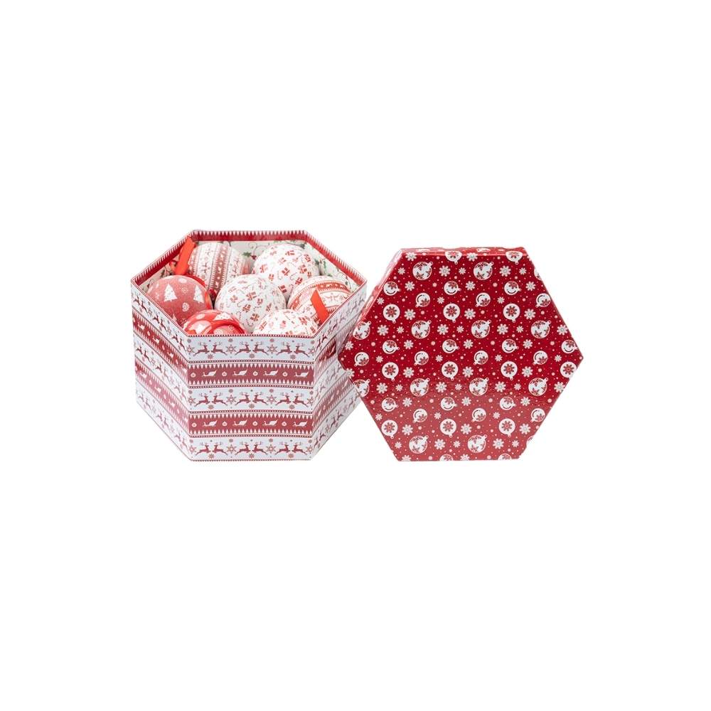 Caja x14 Rojo Blanco Regalos