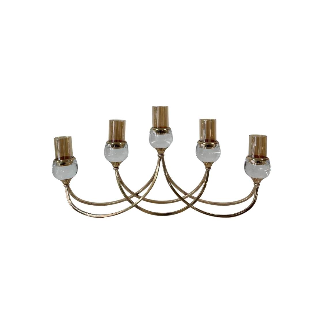 Candelabro x5 Copones Dorado