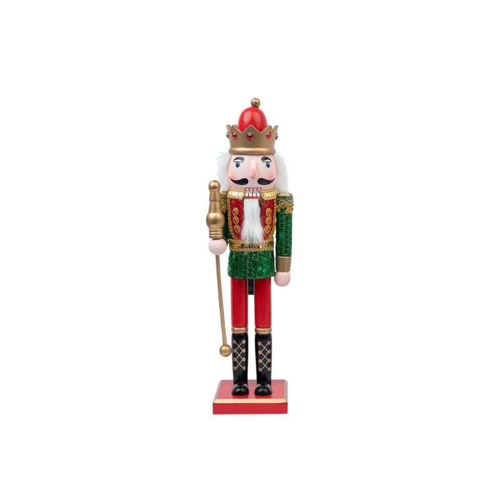 Soldado Baston Verde Rojo Lentejuelas