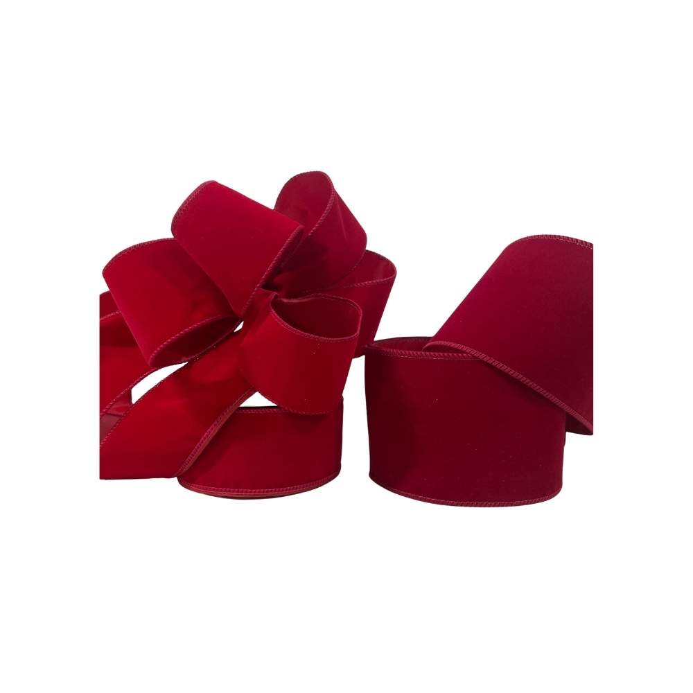 Cinta Velvet Rojo