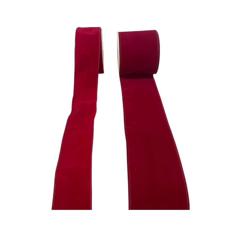 Cinta Velvet Rojo