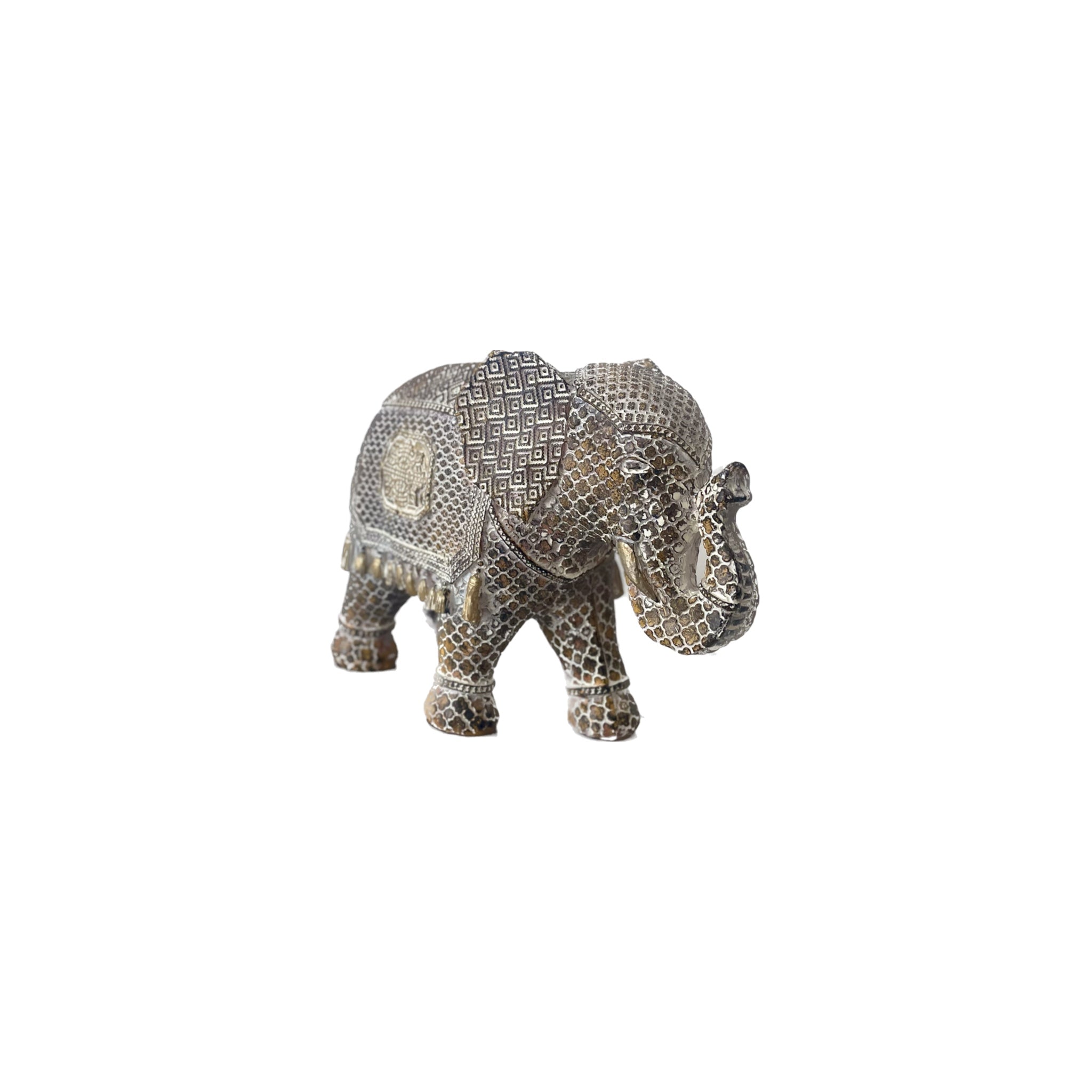 Elefante Geométrico Café