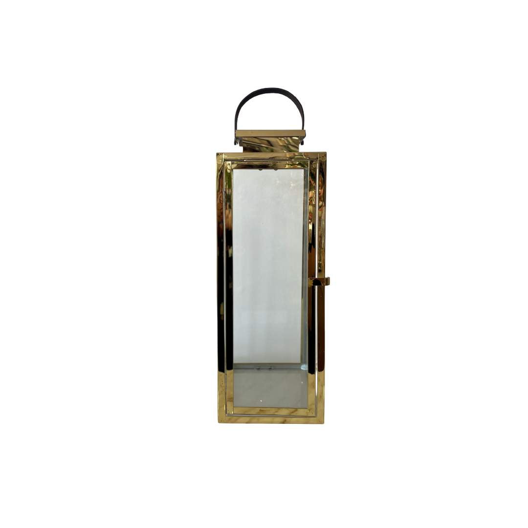 Farol Cuadrado Dorado