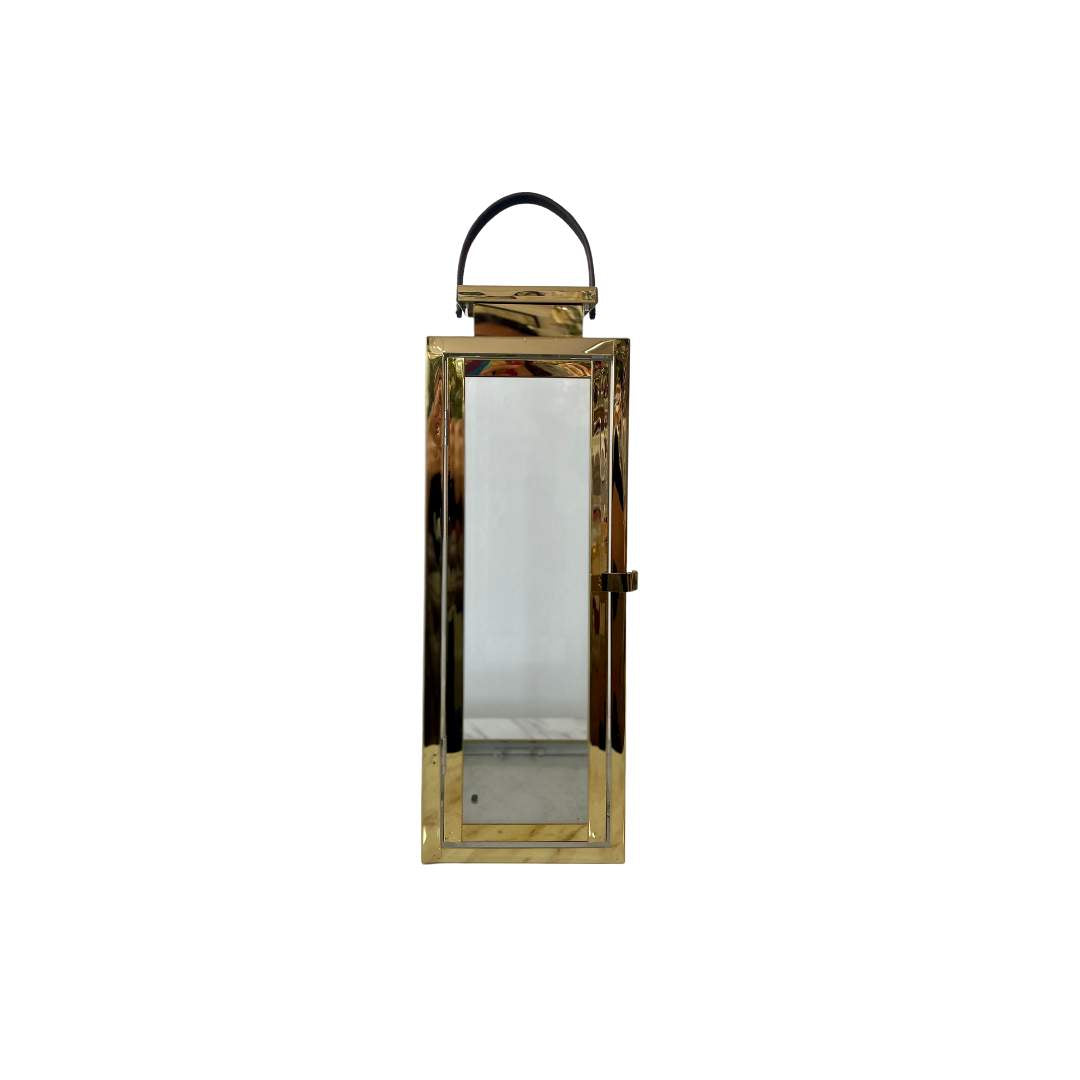 Farol Cuadrado Dorado