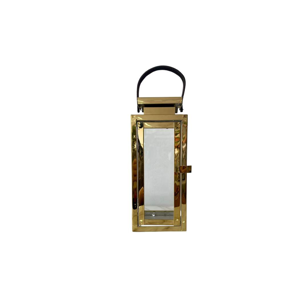 Farol Cuadrado Dorado
