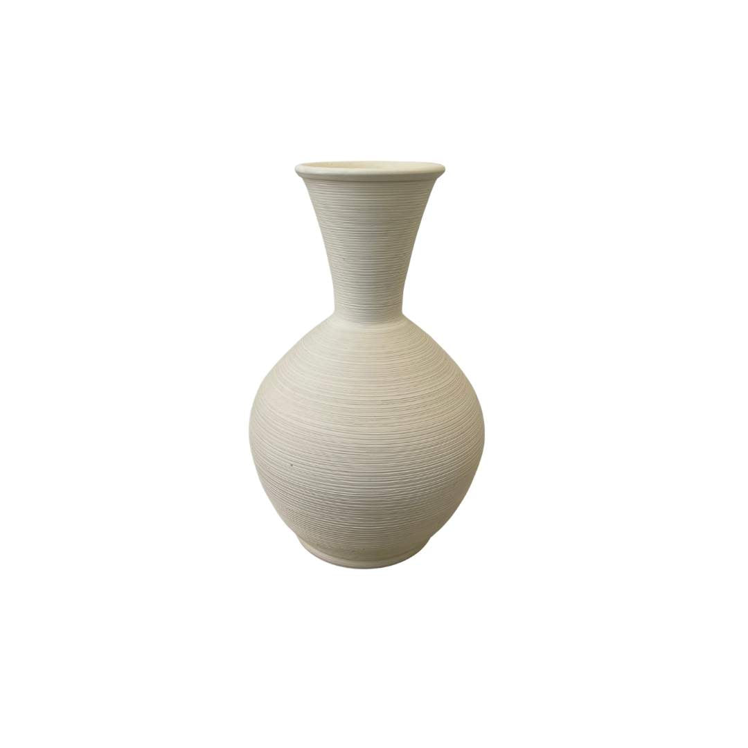 Jarrón Raqui Rayado Beige