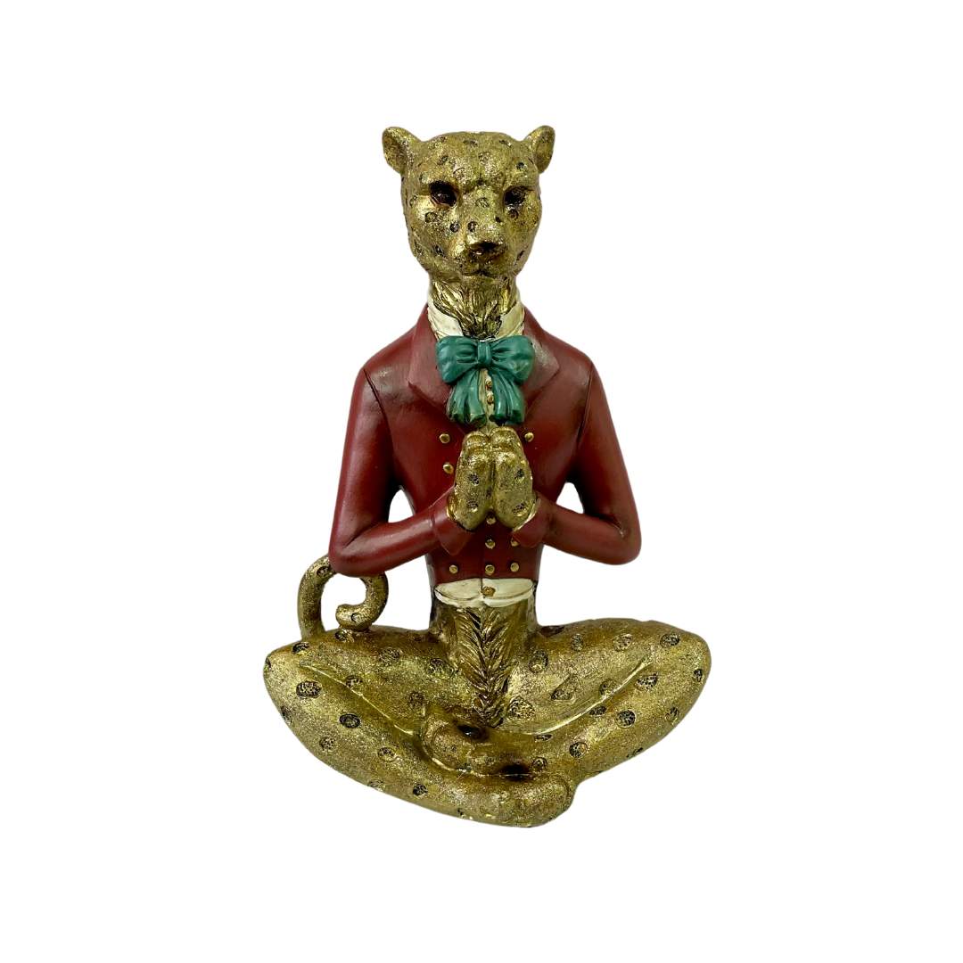 Leopardo Smoking Rojo