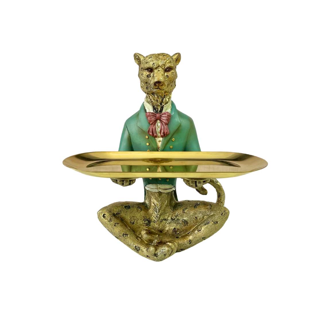 Leopardo Smoking Verde Bandeja