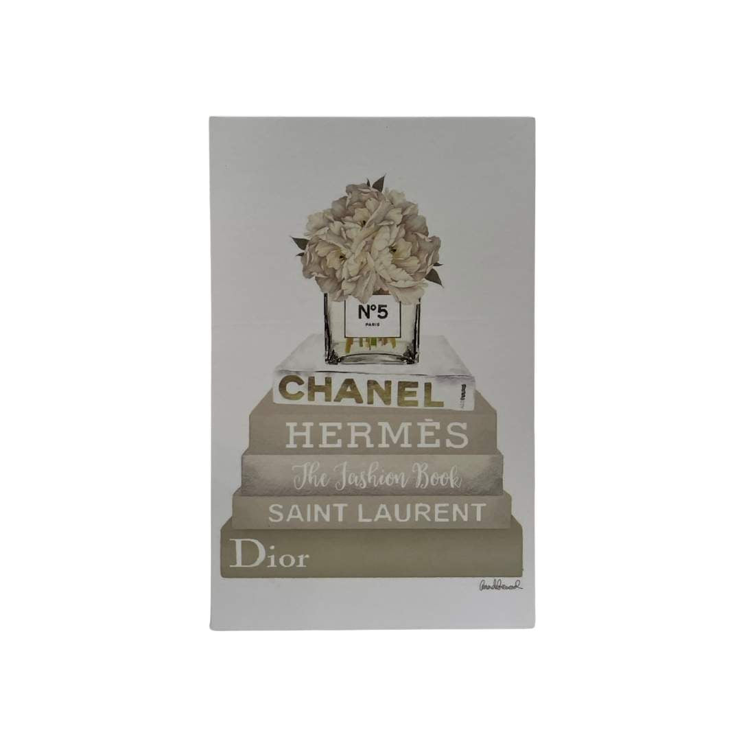 Libro Decorativo Chanel Blanco
