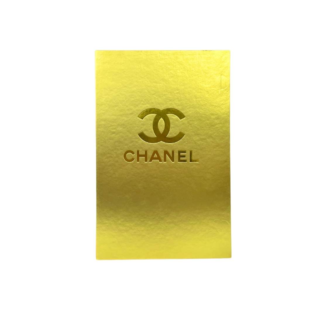 Libro Decorativo Cofre Chanel Dorado