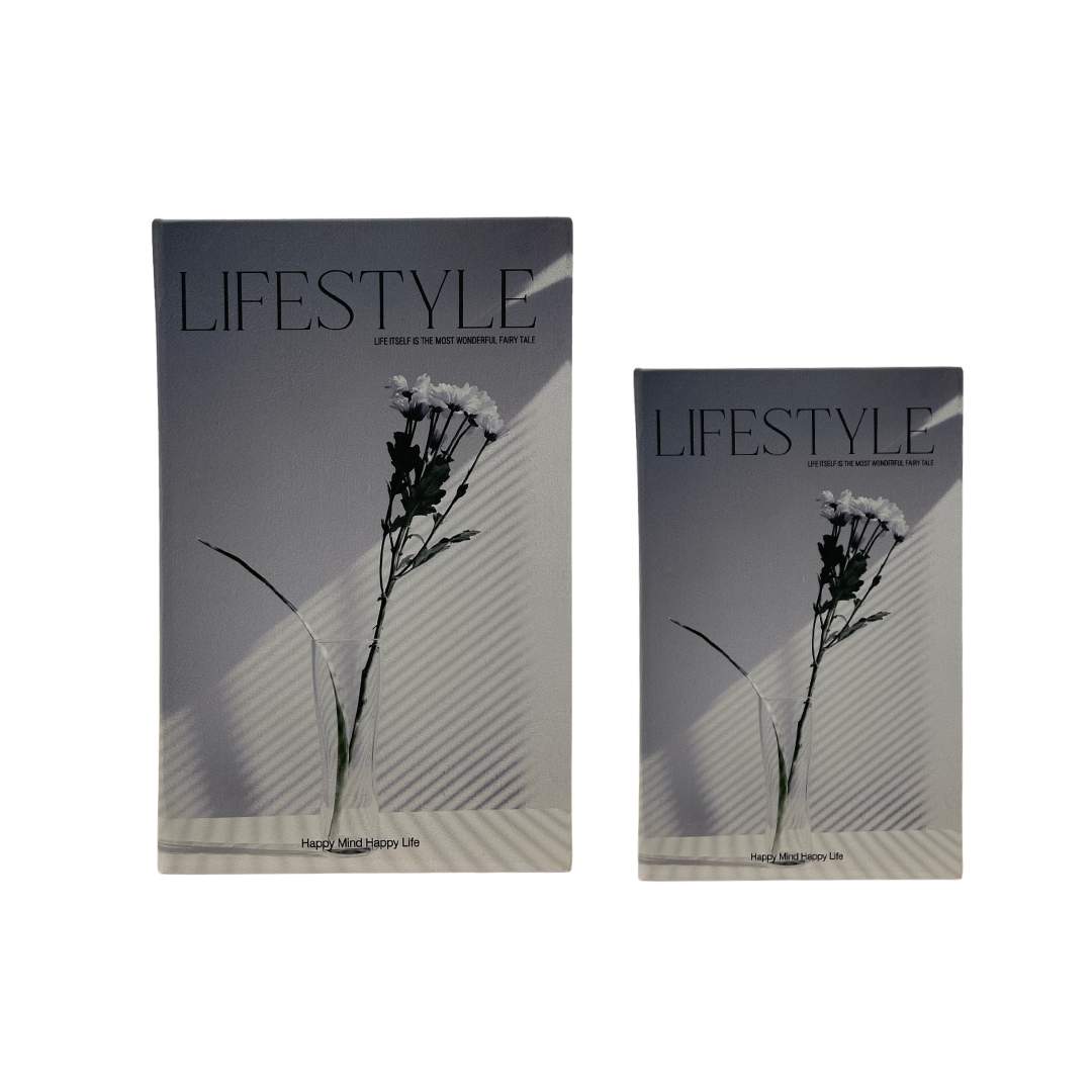 Libro Decorativo Cobre LifeStyle Gris