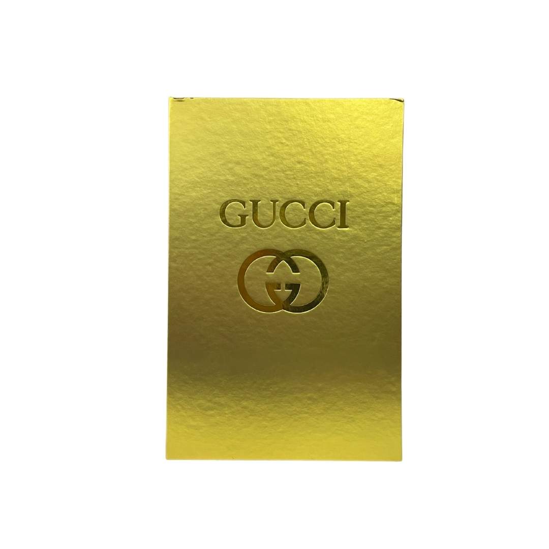 Libro Decorativo Cofre Gucci Dorado