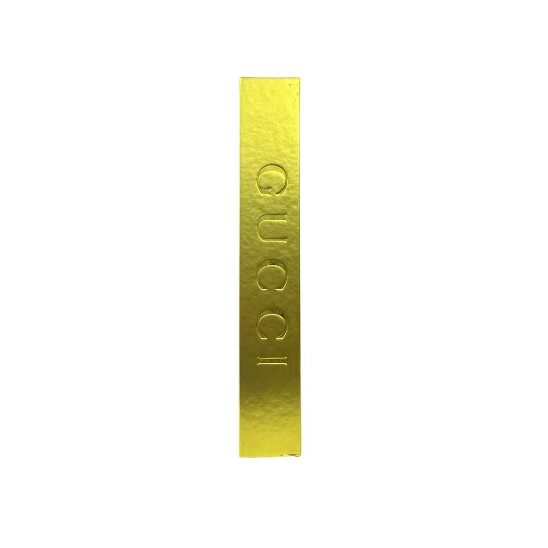 Libro Decorativo Cofre Gucci Dorado