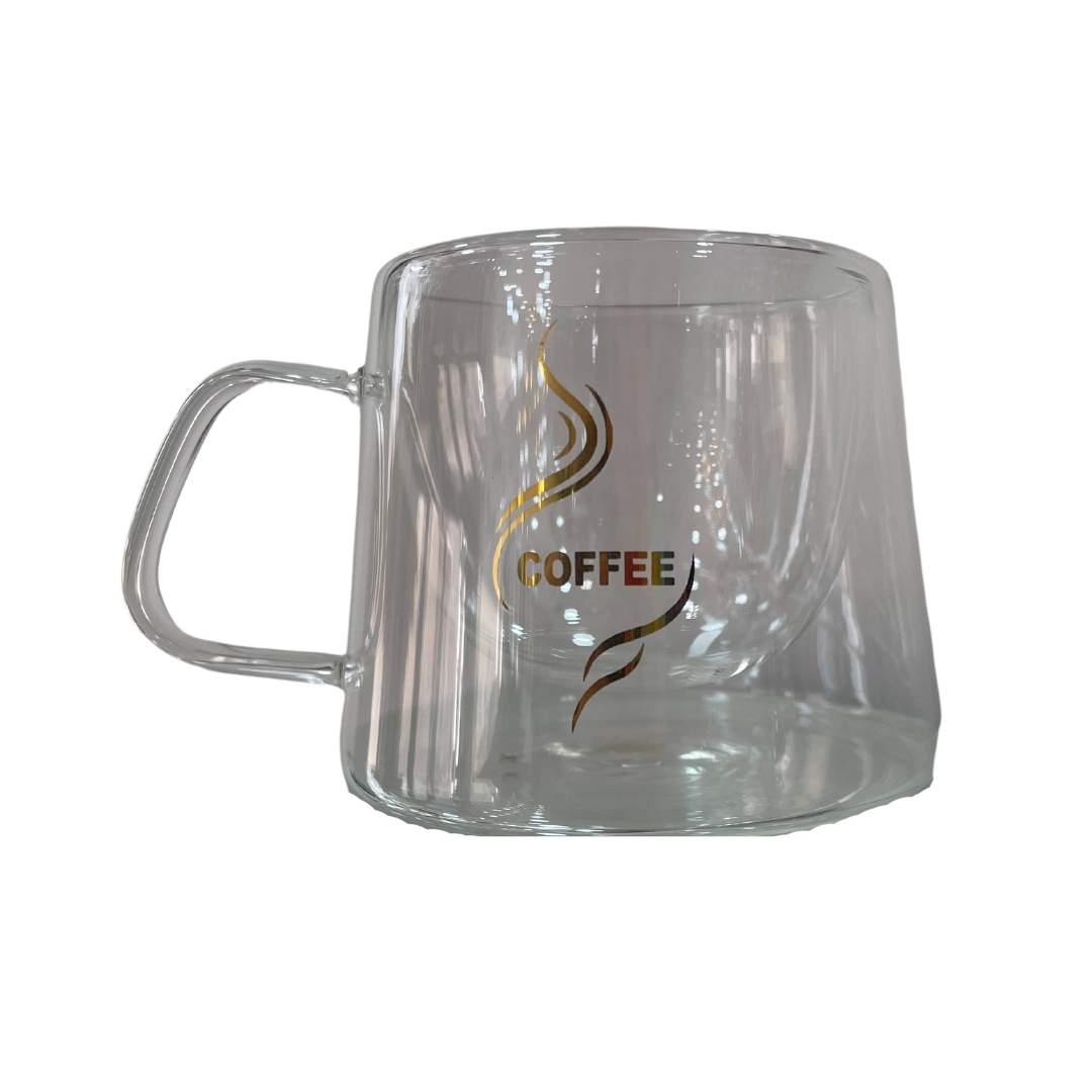 Mug Doble Vidrio Coffee
