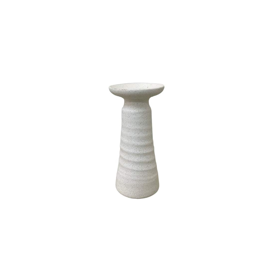 Candelabro Torre Blanco Jaspeado