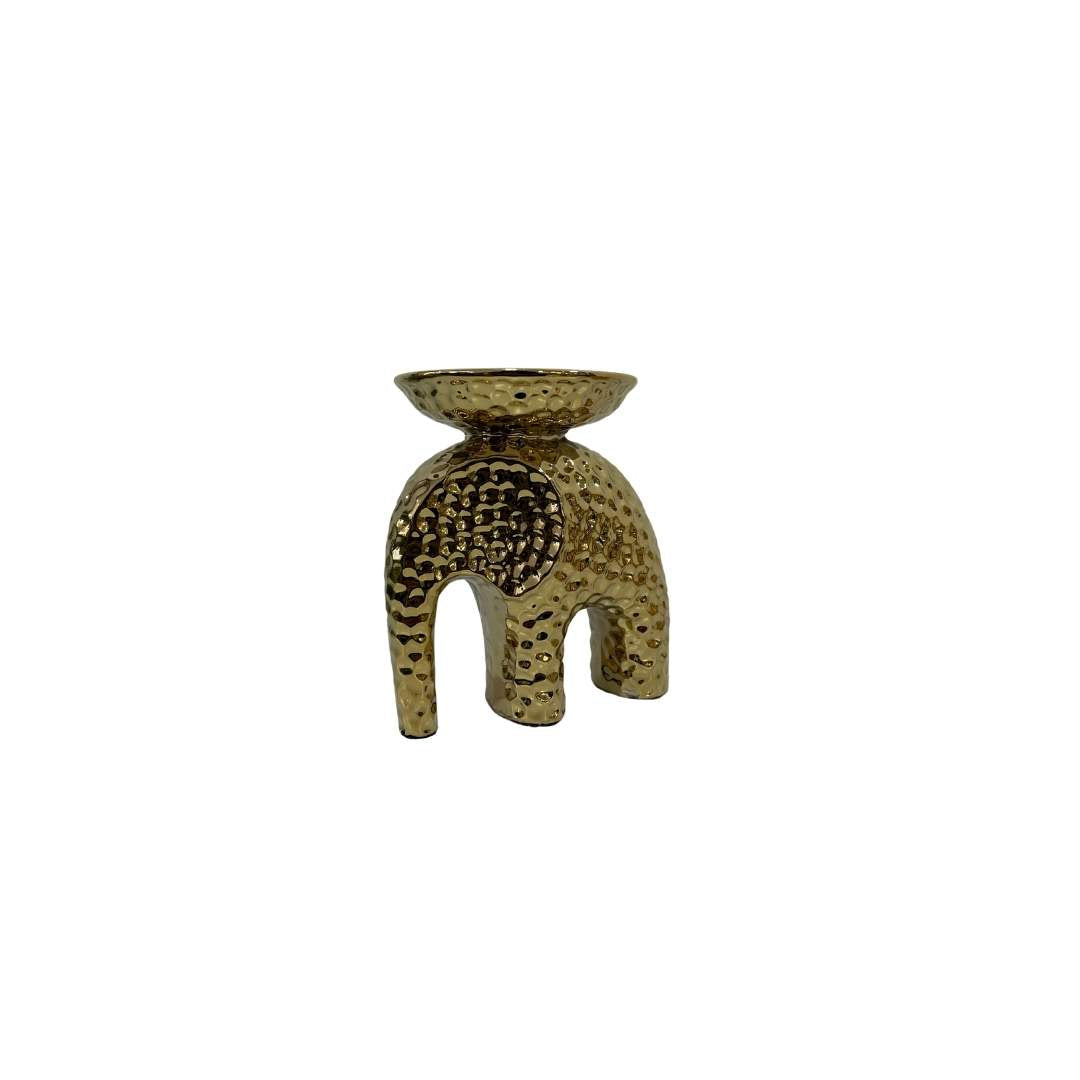 Portavela Elefante Dorado