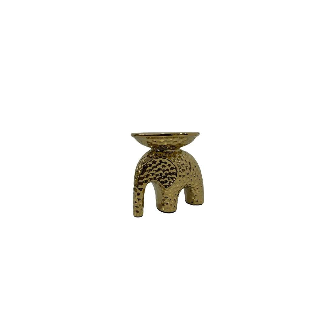 Portavela Elefante Dorado