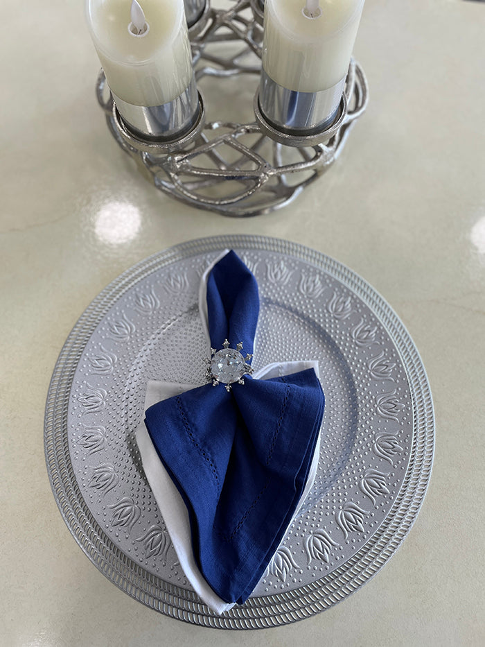 Servilleta de Tela Azul