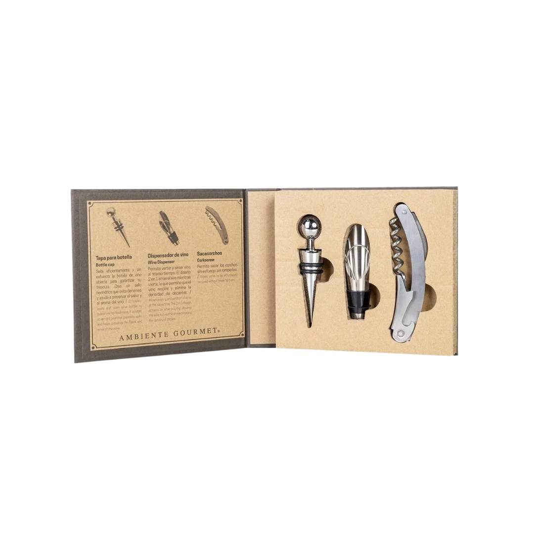 Set x3 Accesorios para Vinos