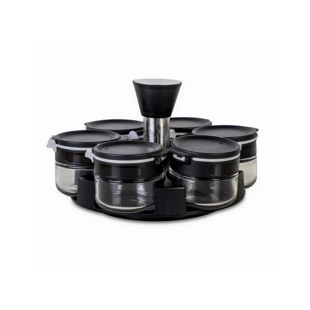 Set x6 para Especias Negro