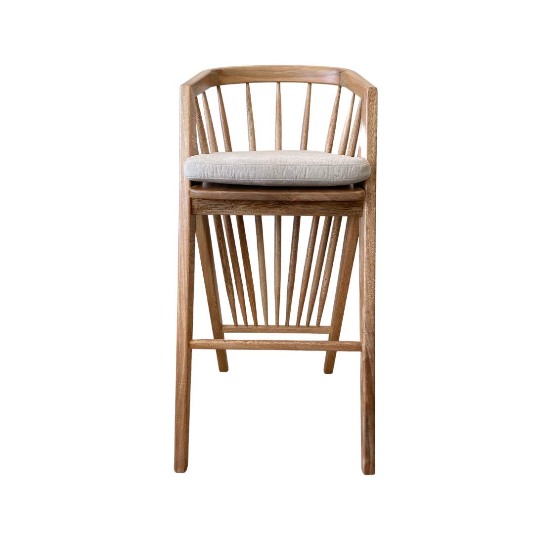 Silla de barra corral Beige