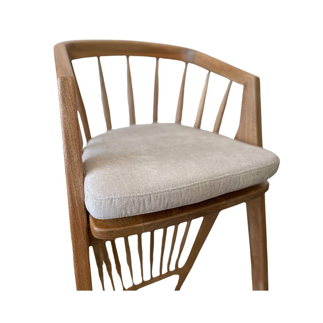 Silla de barra corral Beige