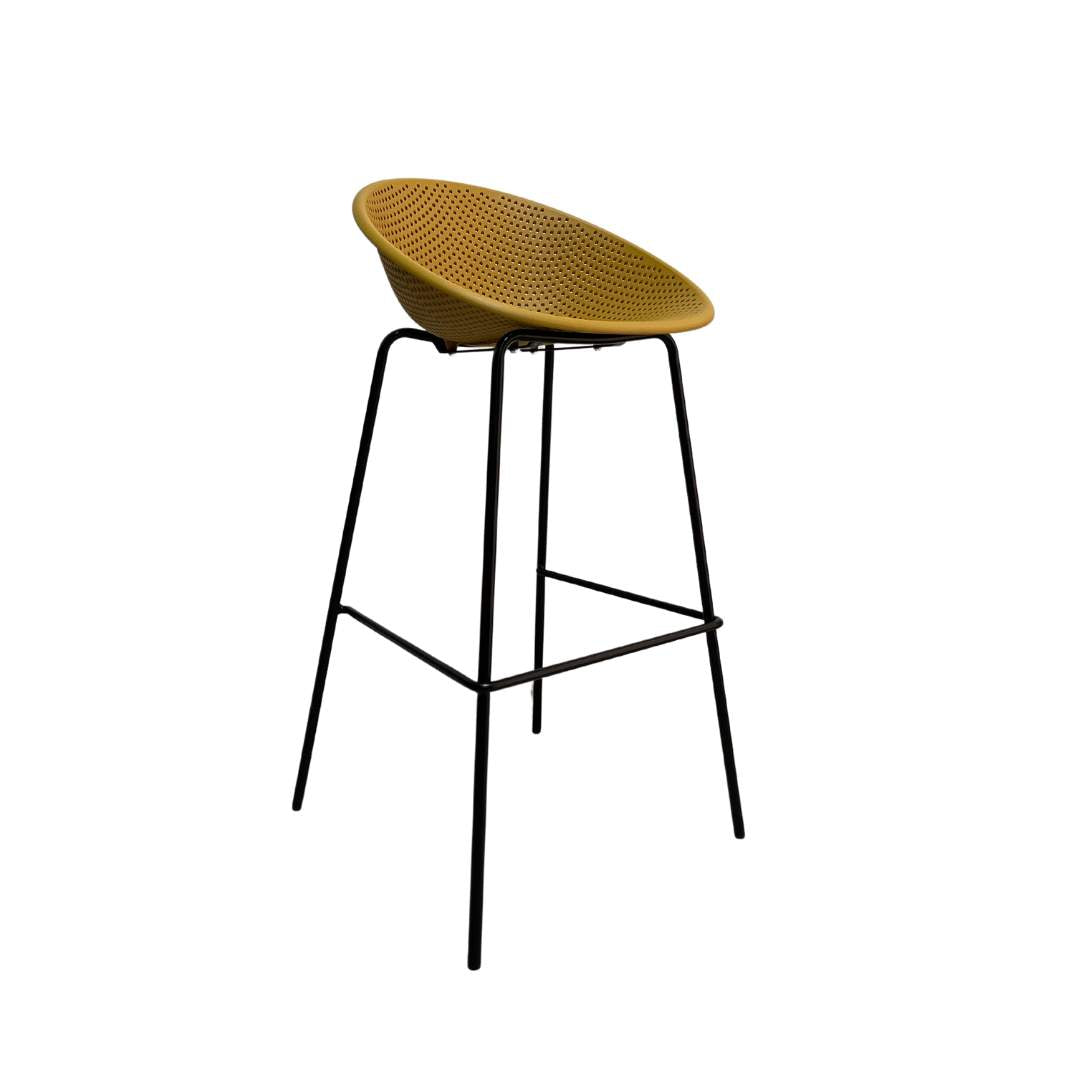 Silla de Barra Curva Mostaza