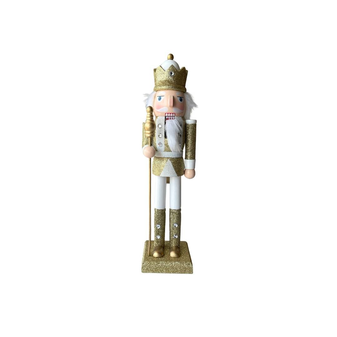 Soldado Cascanueces Baston Dorado