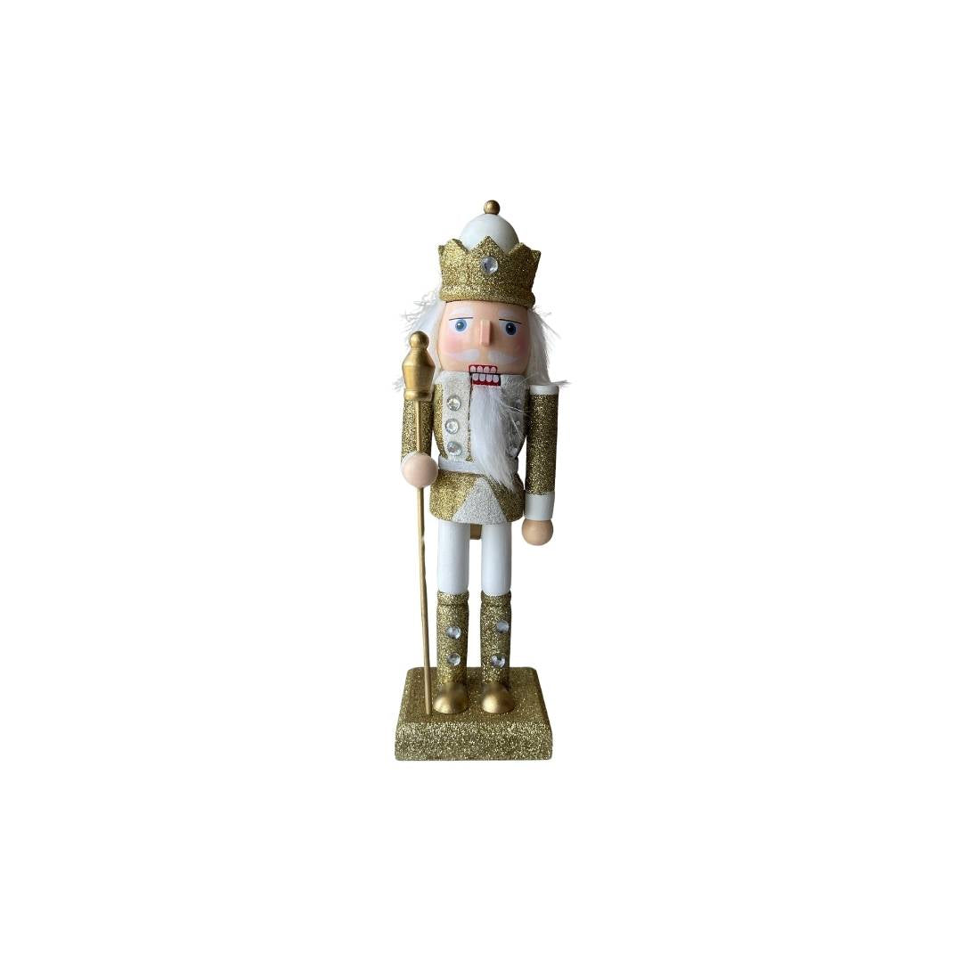 Soldado Cascanueces Baston Dorado