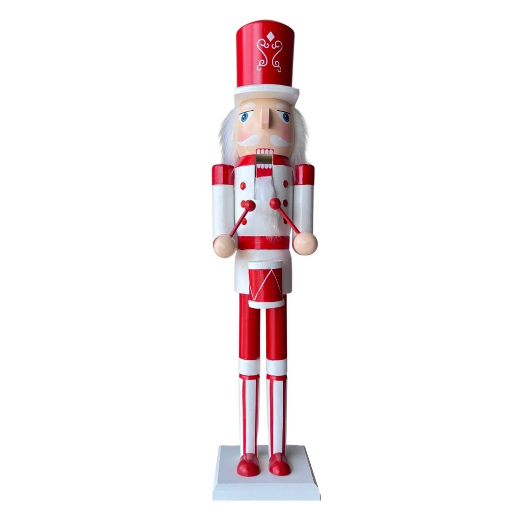 Soldado Cascanueces Tambor Rojo