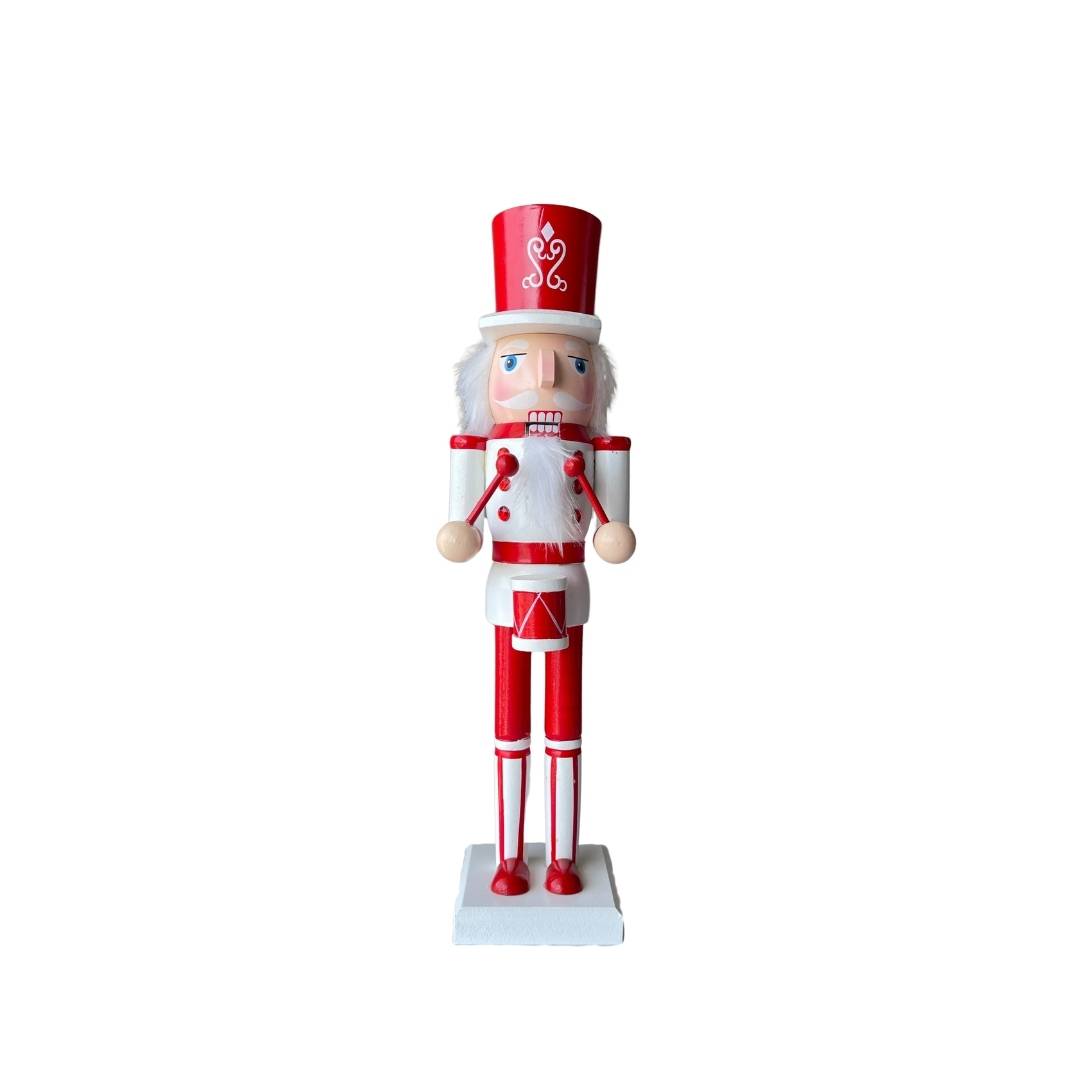 Soldado Cascanueces Tambor Rojo