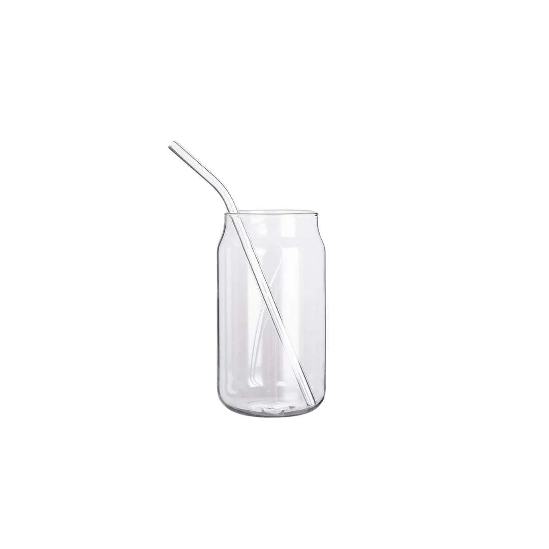 Set x2 Vasos con Pitillo Transparente