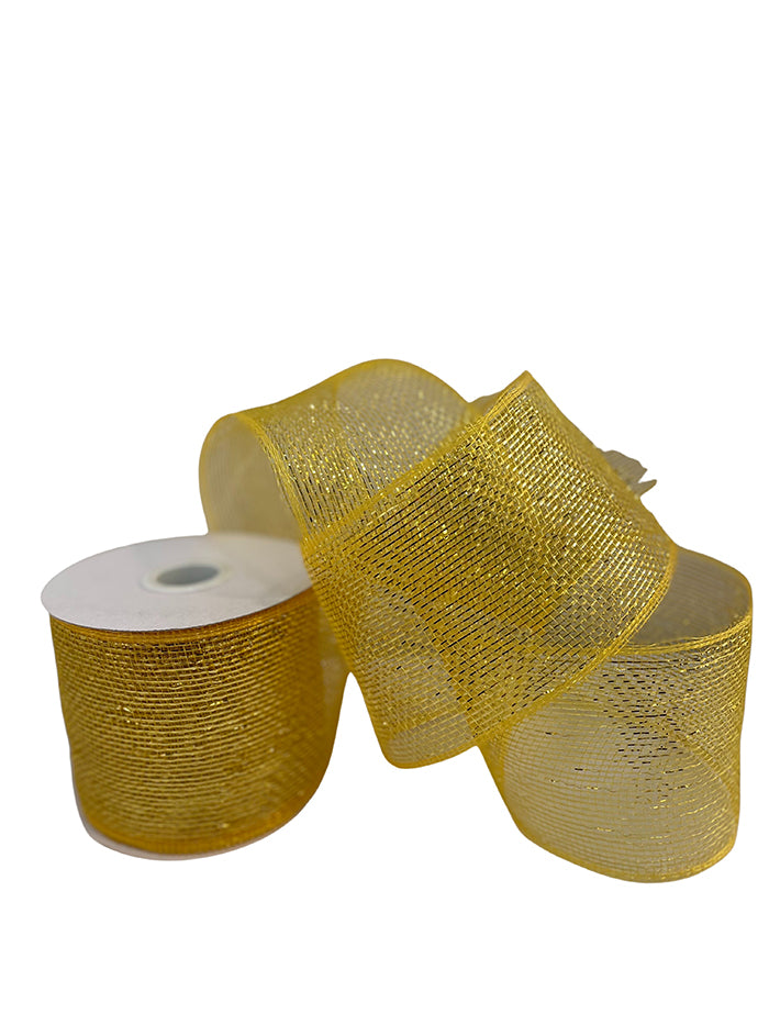 Cinta malla lurex dorada